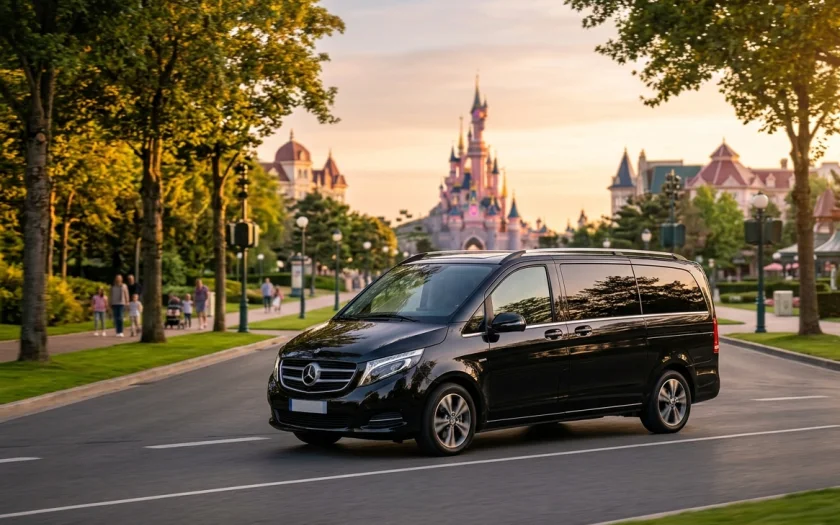 Chauffeur Privé Paris → Disneyland Paris