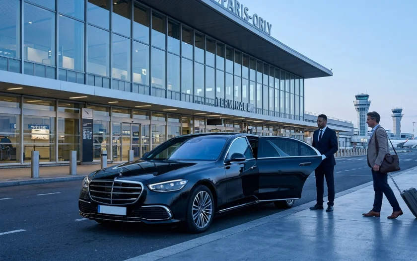 Chauffeur Privé Paris → Aéroport d'Orly